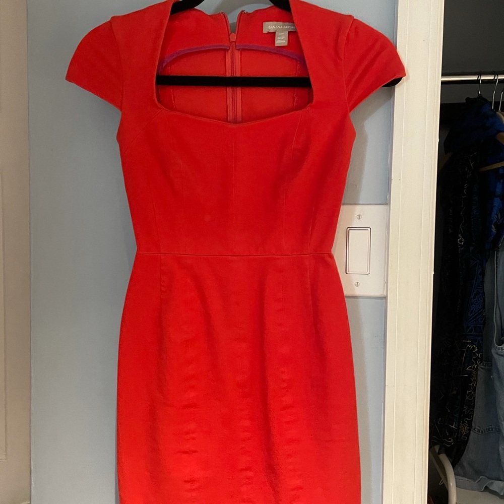 Banana Republic Orange Dress